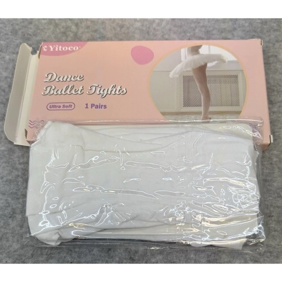 Other - Yitoco Dance Ballet Tights White Girls Large 9-13 One Pair
